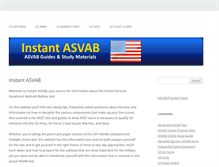 Tablet Screenshot of instantasvab.com